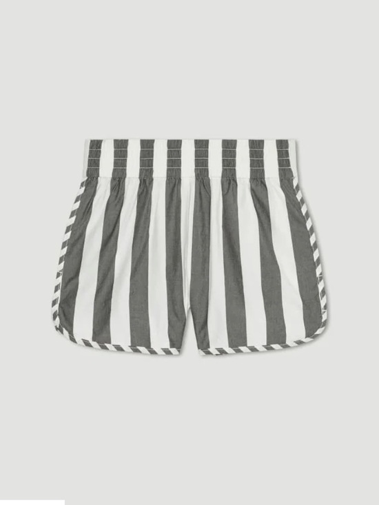 Everlane Pants - Everlane The Poplin Boxer Short - Bone / Black Small